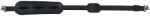 Black Leather Trophy Gunsling With Figure-8 Pattern Black Suede Inlay With Swivels